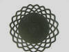 Platter lace black 28cm